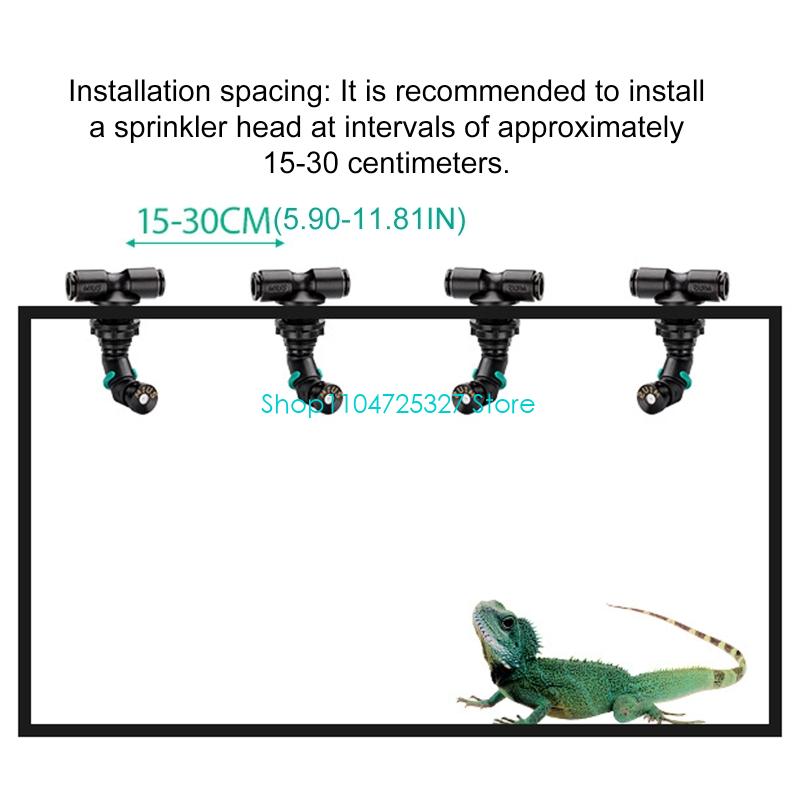 D8KF Rainforests Tanks Fog Spr - Misting Nozzle Reptile 评论和价格